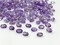 Natural Amethyst and Genuine Cut Stone, Oval Gemstones, 7mmx 5mm, Purple - 10 Pieces